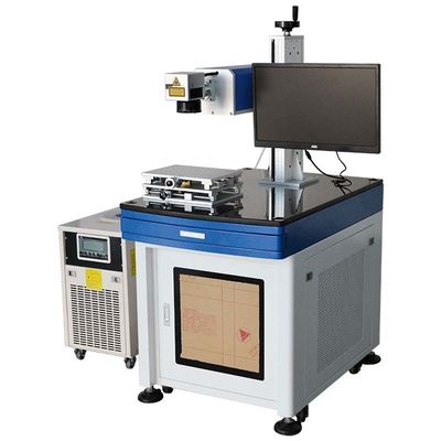 Stable 5W 10W Ultraviolet Laser Marker , Water Cooling UV Etching Machine