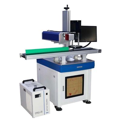 Stable Air Cooling Fiber Marking Laser , Visual Positioning Laser Marking Device