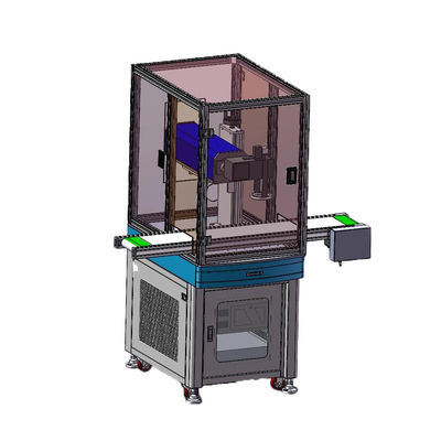 White Plastic UV Laser Marking Machine With CCD Visual Positional System